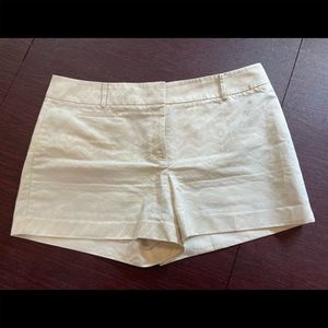 White pattern shorts
